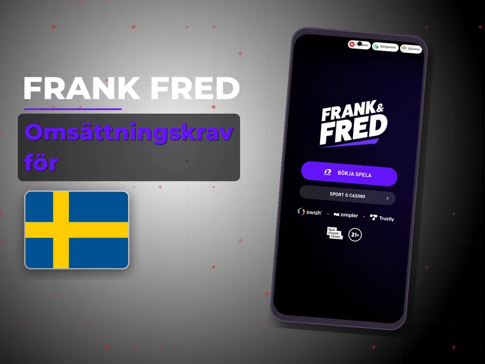 Frank Fred - Omsättningskrav för